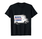 Rural Carrier City Postal Worker Truck Funny Mail Man Letter T-Shirt