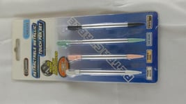 Dragon Retractable Metallic Touch Pen Set for NDS Nintendo DS Lite (TY-10597)