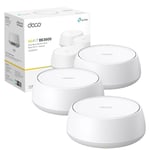 TP-Link Deco BE25(3-pack) Mesh WiFi 7 BE3600Mbps, 2.5G Ports, USB Port, Whole Home WiFi Mesh System, VPN WiFi Router, WiFi Extender Booster, wifi booster, AI-Driven, Easy Setup, Alexa & Google home