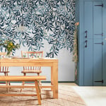 Graham & Brown Willow Bough Blue Fixed Size Mural 125373