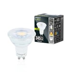 Integral Ampoule LED GU10 5 PACK Chaud 2700K, 400LM, 3,6W (équivalent à 50W) Dimmable - Efficace en énergie et idéale pour les spots et projecteurs dans les salles de bains, cuisines, salons