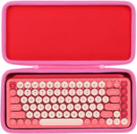 Dur Étui De Voyage Rigide Housse Cas Pour Logitech Pop Keys Clavier Mécanique Sans Fil(Boîte Seule,Case Only) (Rose)[MOU140908]