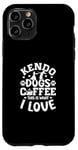 Coque pour iPhone 11 Pro Kendo Dogs Coffee This Is What I Love Kendo japonais