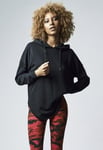 Urban Classics Dam hoodie oversized (M,Mörkgrå)