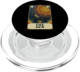 Astronaute The Sun Astronomy Tarot Lecteur de cartes Sorcière ésotérique PopSockets PopGrip pour MagSafe