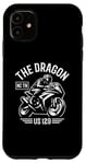 Coque pour iPhone 11 The Dragon 129 TN and NC USA Sport Bike Moto Design