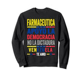 Support Venezuela Flag | Farmaceutica Apoyo Democracia Sweatshirt