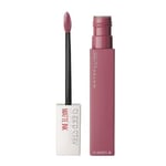 Maybelline New York Superstay Matte Ink Rouge à lèvres liquide longue durée - 15, Lover, rouge à lèvres jusqu'à 12 heures, ne sèche pas, 5 ml