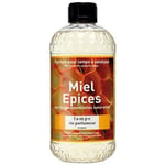 PARFUM INTERIEUR MIEL EPICES POUR LAMPE A CATALYSE 500 ML huiles essentielles