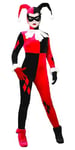 Rubie's 888102XS Official Super Villain Harley Quinn Jumpsuit Costume, Women's, X-Small Halloween