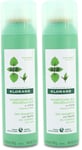 Klorane Nettle Sebo-Regulating Dry Shampoo 150ml X 2