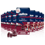 Lavazza, Tales of Napoli, 100 Coffee Capsules Compatible with Nespresso Machines Original, with Notes of Cocoa and Caramel, Arabica and Robusta, Intensity 12/13, Dark Roast, 10 Packs