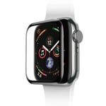 SiGN Heltäckande Skärmskydd för Apple Watch 4/5/6/SE 44mm - Svart Svart