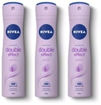 3x Nivea / Women's Anti-Perspirant Spray / 48 Hours Deodorant / 150 ml