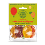 Rainbow Lollipops Kjærlighet på pinne, Økologisk og Vegan 6 Stk