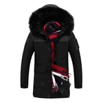 Doudoune Homme De Marque À Capuche À Large Col Fourrure Parka Homme Vêtement Masculin Épaississant Hiver Chaud Manteau Hommes -Zs306980