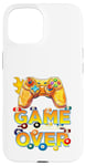 Coque pour iPhone 15 Game Over Vintage Retro Jeux Vidéo Gaming