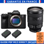 Sony A7R V + FE 24-105mm f/4 G OSS + 2 Sony NP-FZ100 + Guide PDF MCZ DIRECT '20 TECHNIQUES POUR RÉUSSIR VOS PHOTOS