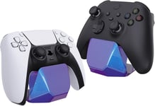 Support Pour Ps5 Pour Ps4 Manette Pour Xbox Series/One X S,Accessoires Poignée Socle Universel Pour Ps5 Pour Ps4 Controller,Support Base Pour Nintendo Switch Pro-Caméléon Violet Bleu