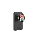 Belle tenue de discours Share the Joy PopSockets PopWallet pour MagSafe