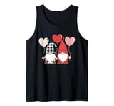 Valentines Day Gnomes Cute Red Hearts Love Gnome lover Tank Top