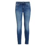 Jean Calvin Klein Slim Taper coton mélangé bleu