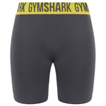 Gymshark Seamless Womens Grey Cycling Shorts - Yellow - Size Small