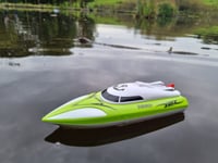 2.4G Rechargeable Energy GREEN Boat Radio Remote Control RC Boat High Speed Boat