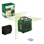 Bosch Laser lignes UniversalLevel 360 (laser lignes vertical et horizontal avec laser à 360° pour un alignement dans toute la pièce, dans boîte carton)