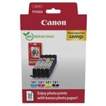 Canon Multipack BK/C/M/Y CLI-581 + 50ark fotopapir 2106C006