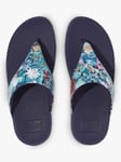 FitFlop Jim Thompson Lulu Leather Toe Post Sandals, Heritage Blue