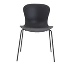 Fritz Hansen - KS50 Nap, Pepper Grey, Pulverlack - Ruokapöydän tuolit - Kasper Salto - Harmaa - Metalli/Muovi