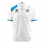 Kappa Acrem Alpine F1 T-Shirt, Blanc/Bleu, S Homme