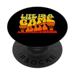 Life is a Game but Badminton is Serious PopSockets Adhesive PopGrip