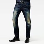 G-Star Raw 3301 Low Tapered Fit  W30 L34 Blight Blue Denim Jeans Made in Italy