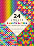 Rainbow Patterns Gift Wrapping Paper  24 sheets of  18 x 24&quot; (45 x 61 cm) Wrapping Paper