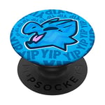 Kobold Yip! spiral (blue) PopSockets Swappable PopGrip