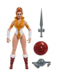 Masters of the Universe Figurine Tila articulée 14 cm de la collection Cartoon Masters of the Universe Origins, héroïne avec accessoires et mini-bande dessinée, HYD27