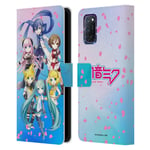 OFFICIAL HATSUNE MIKU VIRTUAL SINGERS LEATHER BOOK WALLET CASE FOR OPPO PHONES