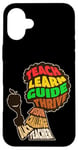 iPhone 16 Plus Afro Teacher African American Inspirational Word Cloud Case