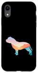 Coque pour iPhone XR Bully Dog Nature Randonnée Chien Sunrise Adventure