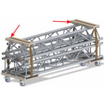 CONTESTAGE BT-Truss 29-Trolly top Enkel transport og lagring av Truss