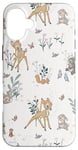 Coque pour iPhone 16 Plus Disney Bambi et Thumper Floral