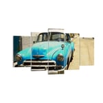 Impression sur Toile 160x85cm Tableaux Image Photo Voiture classique cuba havane