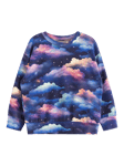 Lindex Kids' Starry Sky Sweatshirt, Dark Navy