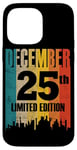 iPhone 14 Pro Max December 25 Limited Edition 25th Day Retro Vintage Birthday Case