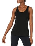 Amazon Essentials Women's Studio Lightweight Keyhole Tank, Black, L