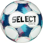 Select Fotboll Brillant Super TB V25 - Vit/Blå, storlek Ball SZ. 5