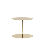 Cappellini - Gong Lux Table, Brass - Småbord & sidobord - Giulio Cappellini - Guld - Metall