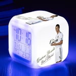 Cristiano Ronaldo Väckarklocka för Fotbolls-VM, Liten Väckarklocka med Kreativ LED-Display i Olika Stilar -ZHENV Type 17